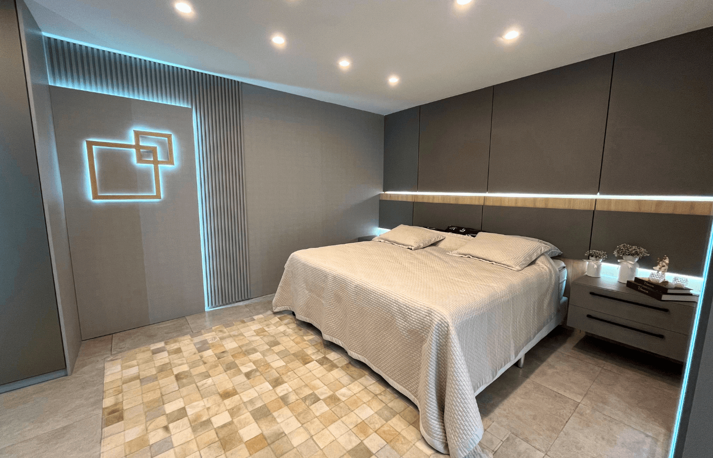 Dormitório planejado confortável